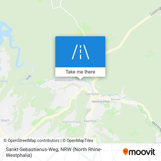 Sankt-Sebastianus-Weg map