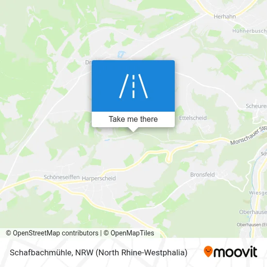 Schafbachmühle map