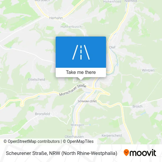 Карта Scheurener Straße