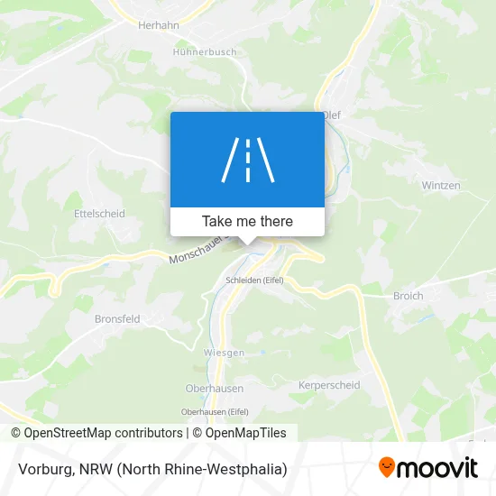 Vorburg map