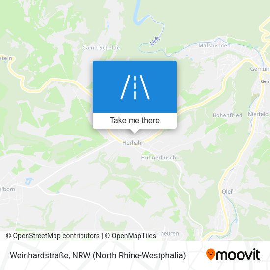 Weinhardstraße map