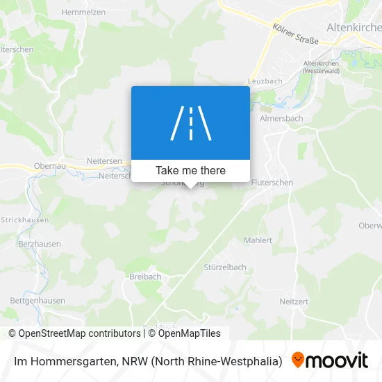 Im Hommersgarten map