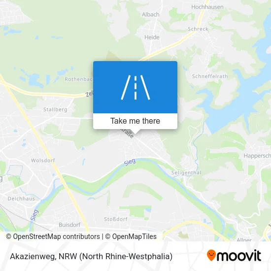 Карта Akazienweg