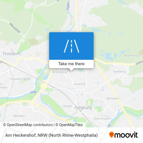 Am Heckershof map