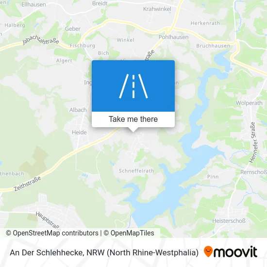 An Der Schlehhecke map