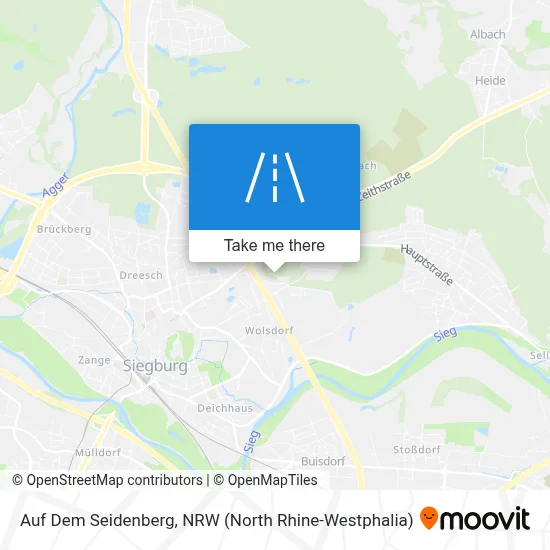 Auf Dem Seidenberg map