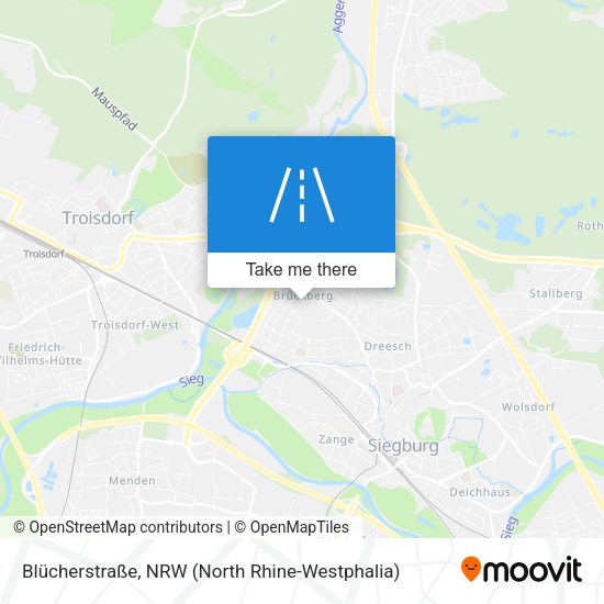Blücherstraße map