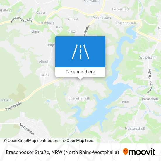 Карта Braschosser Straße