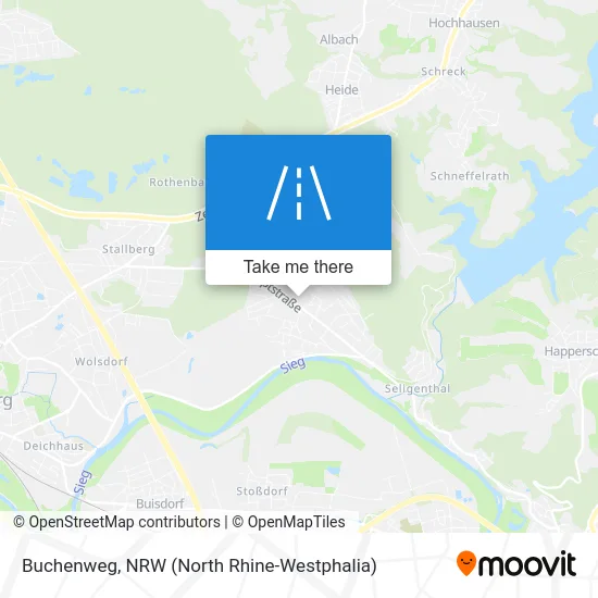 Buchenweg map