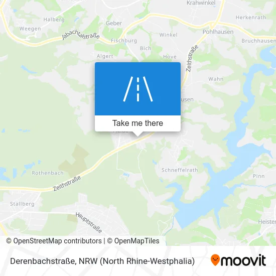 Карта Derenbachstraße