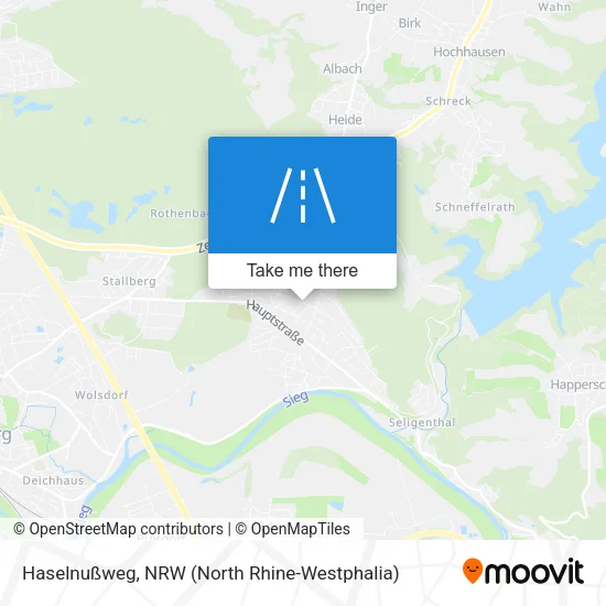 Карта Haselnußweg
