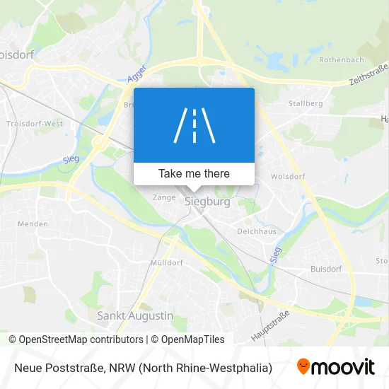 Карта Neue Poststraße