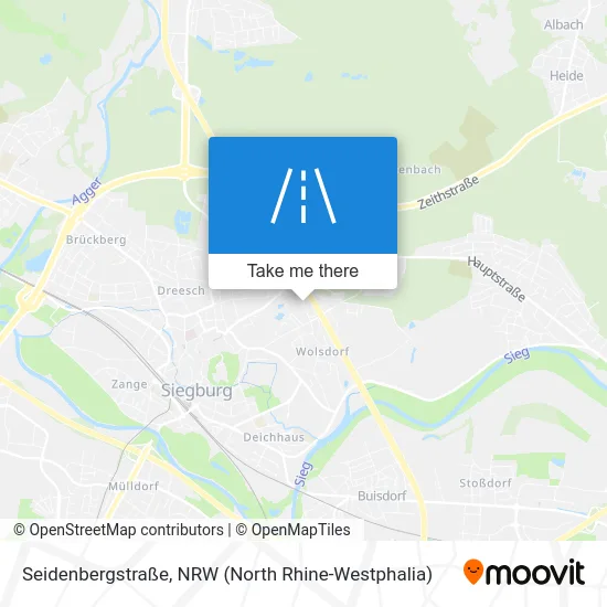 Карта Seidenbergstraße