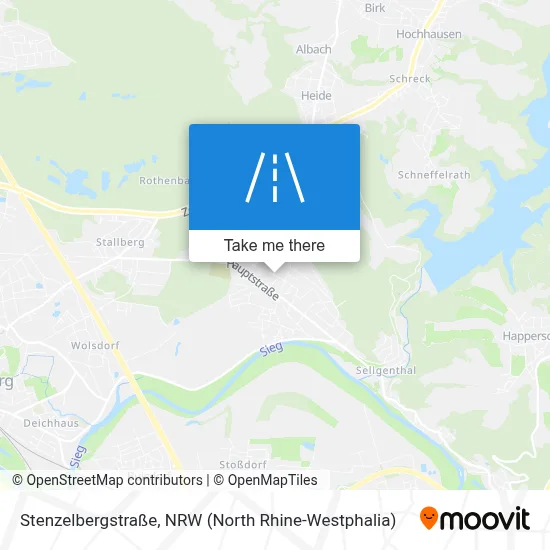 Stenzelbergstraße map