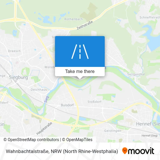 Wahnbachtalstraße map