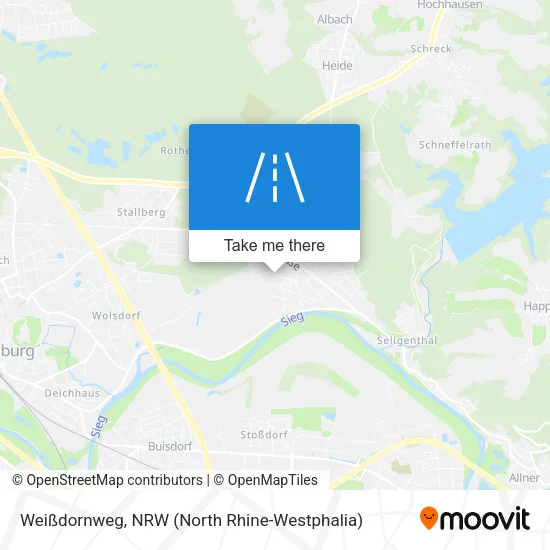 Карта Weißdornweg