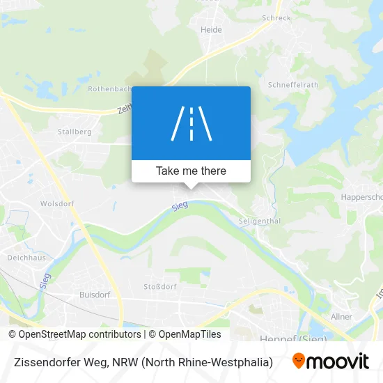 Zissendorfer Weg map