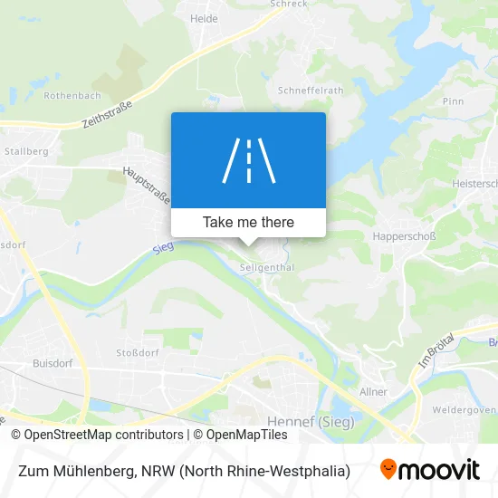 Карта Zum Mühlenberg