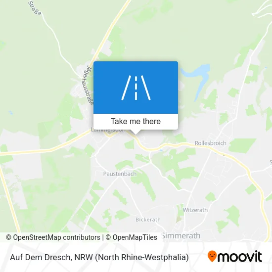 Карта Auf Dem Dresch