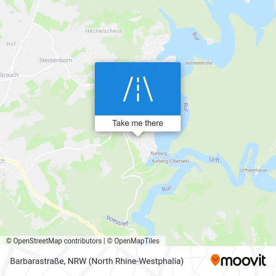 Карта Barbarastraße