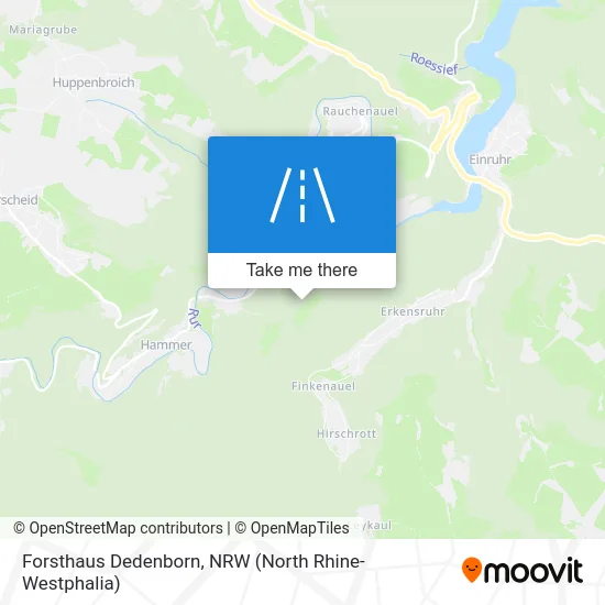 Forsthaus Dedenborn map