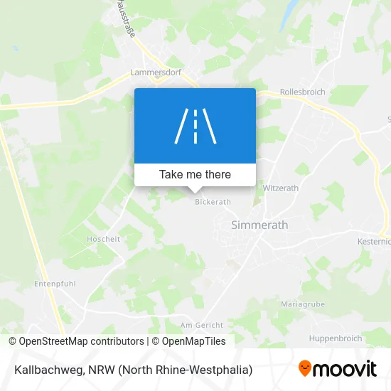 Карта Kallbachweg