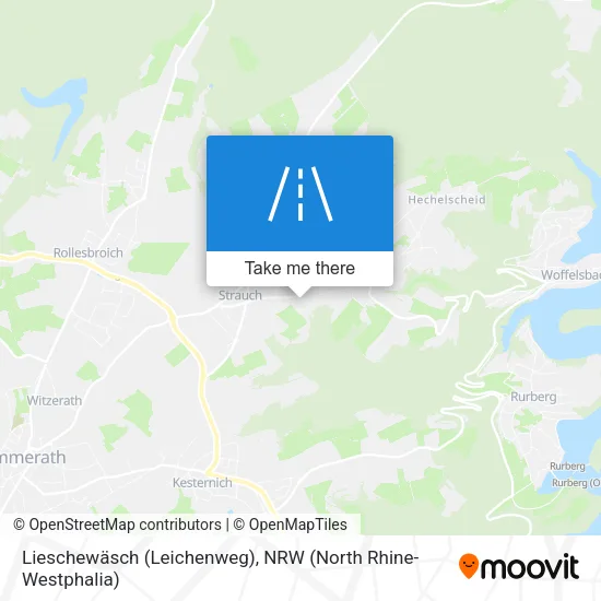 Карта Lieschewäsch (Leichenweg)