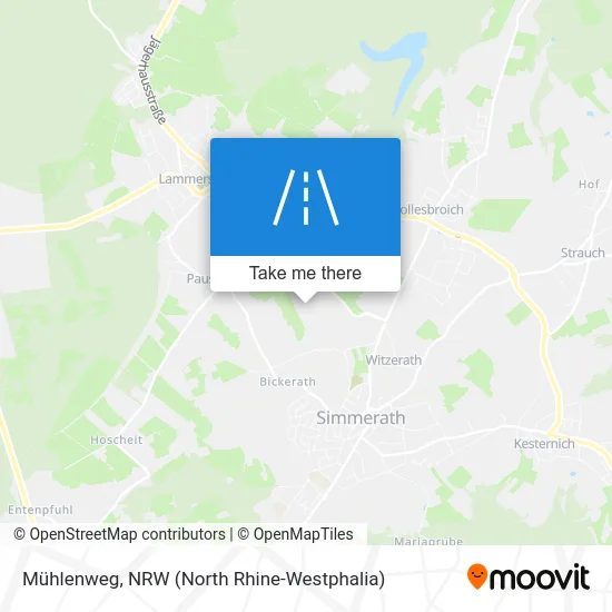 Карта Mühlenweg
