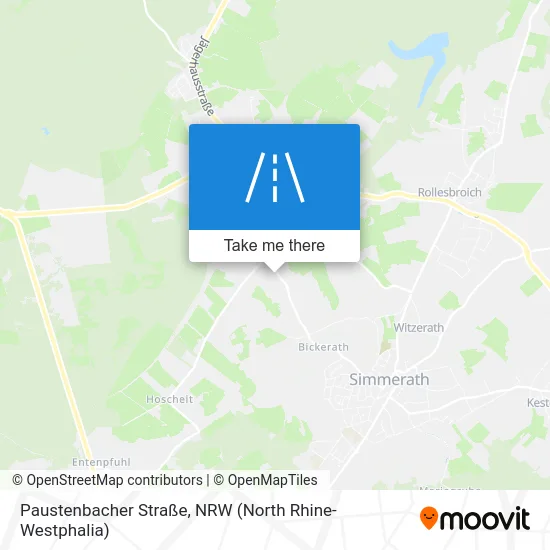 Карта Paustenbacher Straße