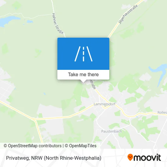 Privatweg map