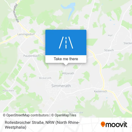 Карта Rollesbroicher Straße