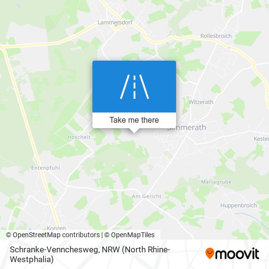 Schranke-Vennchesweg map