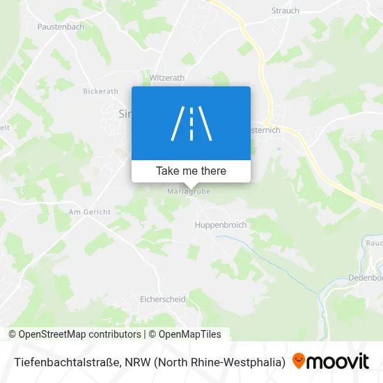 Tiefenbachtalstraße map
