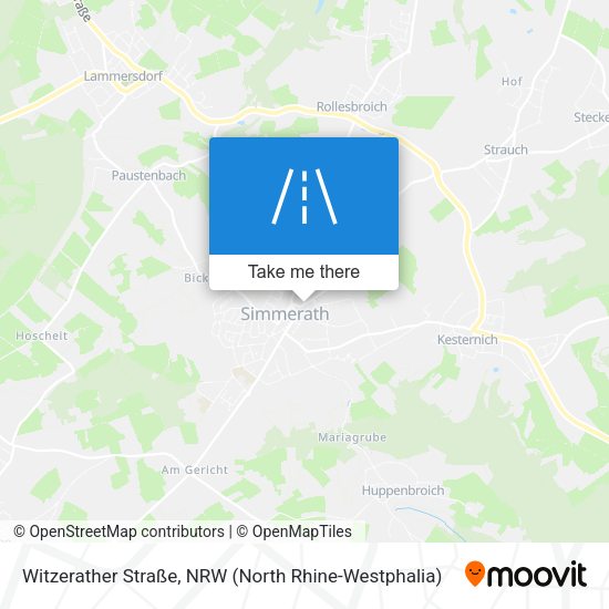 Witzerather Straße map