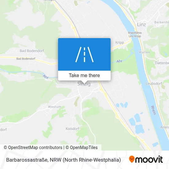 Barbarossastraße map