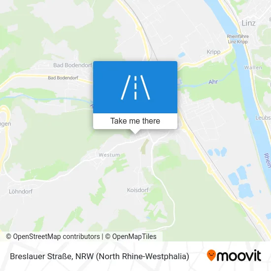 Карта Breslauer Straße