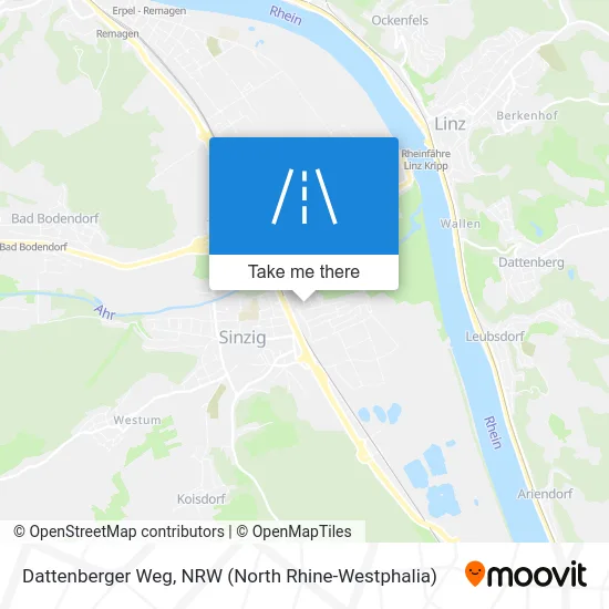 Dattenberger Weg map