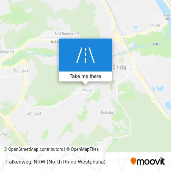 Карта Falkenweg