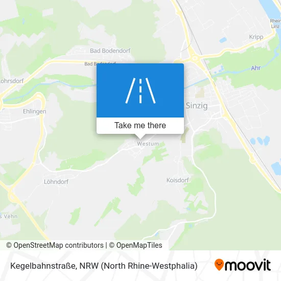 Карта Kegelbahnstraße