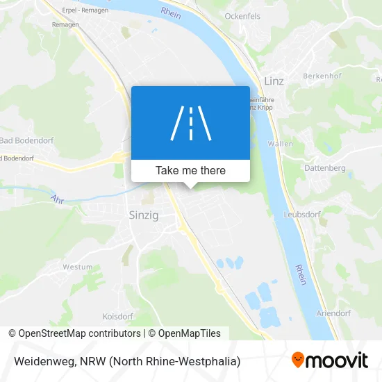 Карта Weidenweg