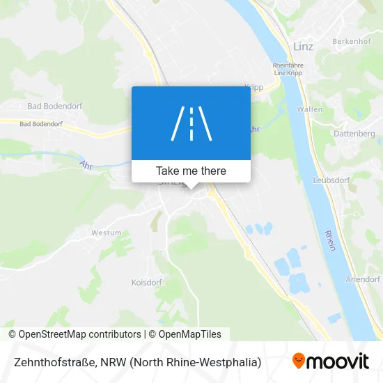 Карта Zehnthofstraße