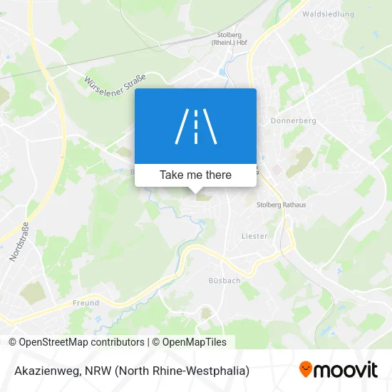 Карта Akazienweg