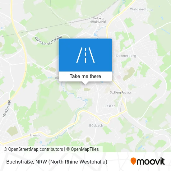 Bachstraße map