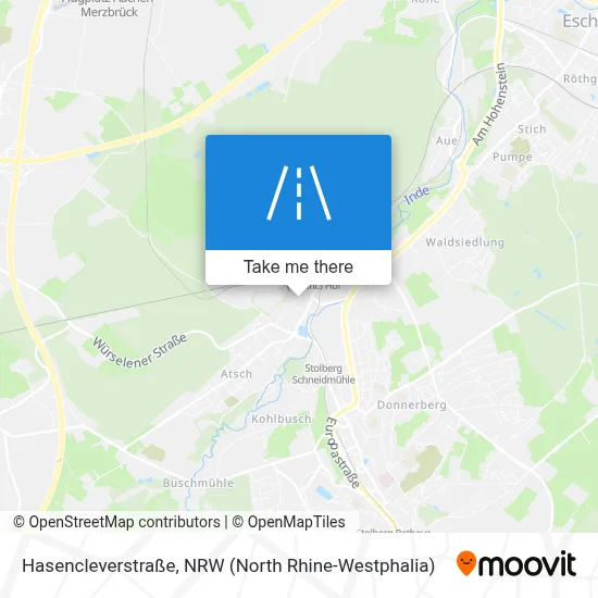 Hasencleverstraße map