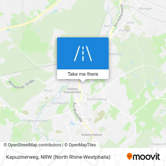 Kapuzinerweg map
