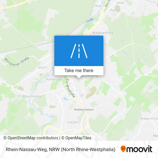 Rhein-Nassau-Weg map