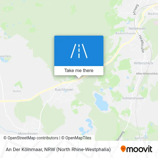 An Der Kölnmaar map