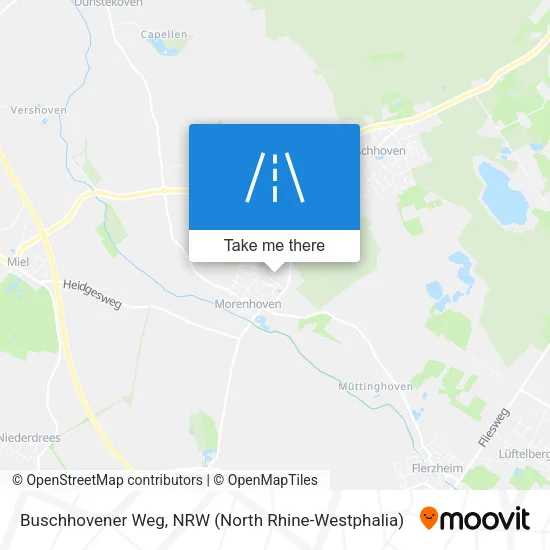 Карта Buschhovener Weg