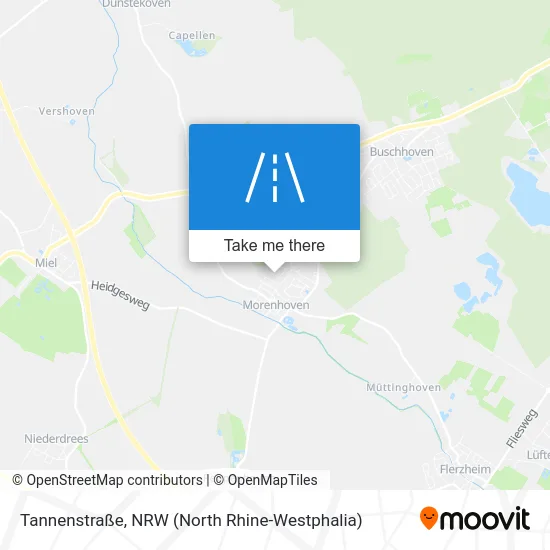 Карта Tannenstraße