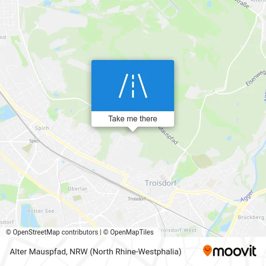 Карта Alter Mauspfad